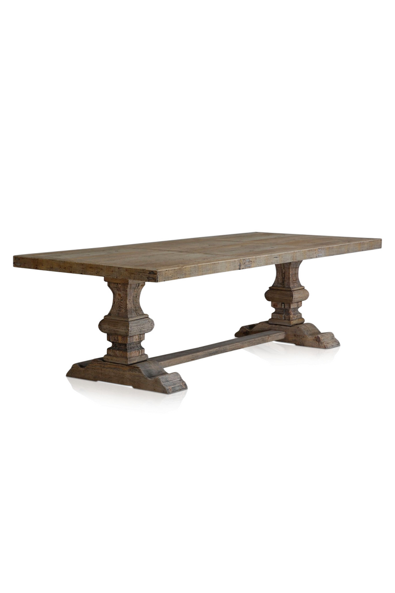 Reclaimed Pine Dining Table | Versmissen Column | Oroatrade.com