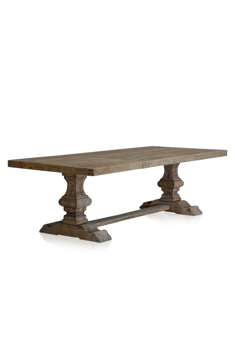 Reclaimed Pine Dining Table | Versmissen Column | Oroatrade.com