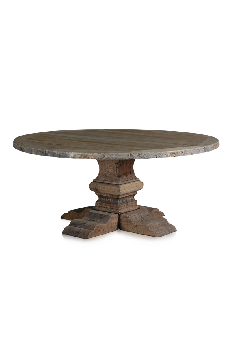 Natural Round Dining Table | Versmissen Column | Oroatrade.com