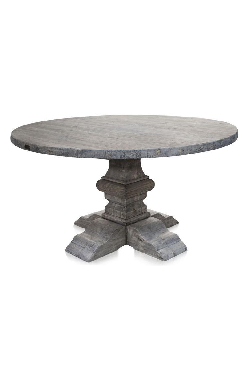 Gray Round Dining Table | Versmissen Column | Oroatrade.com