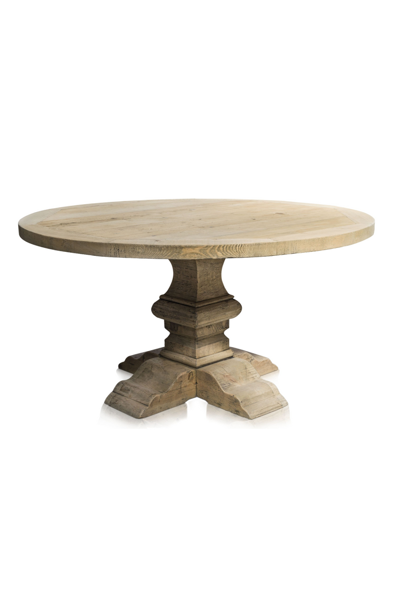 Natural Round Dining Table | Versmissen Column | Oroatrade.com