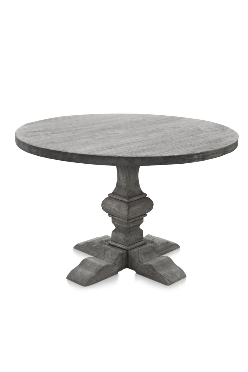 Gray Round Dining Table | Versmissen Column | Oroatrade.com