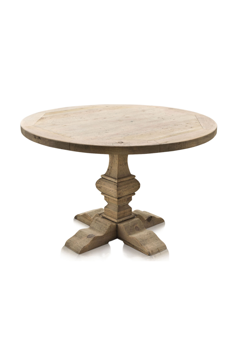 Natural Round Dining Table | Versmissen Column | Oroatrade.com