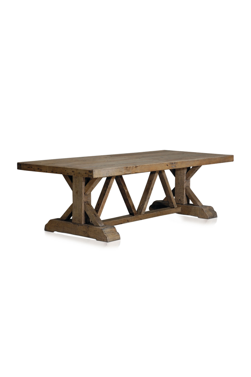 Pine Farmhouse Dining Table | Versmissen Aix En Provence | Oroatrade.com