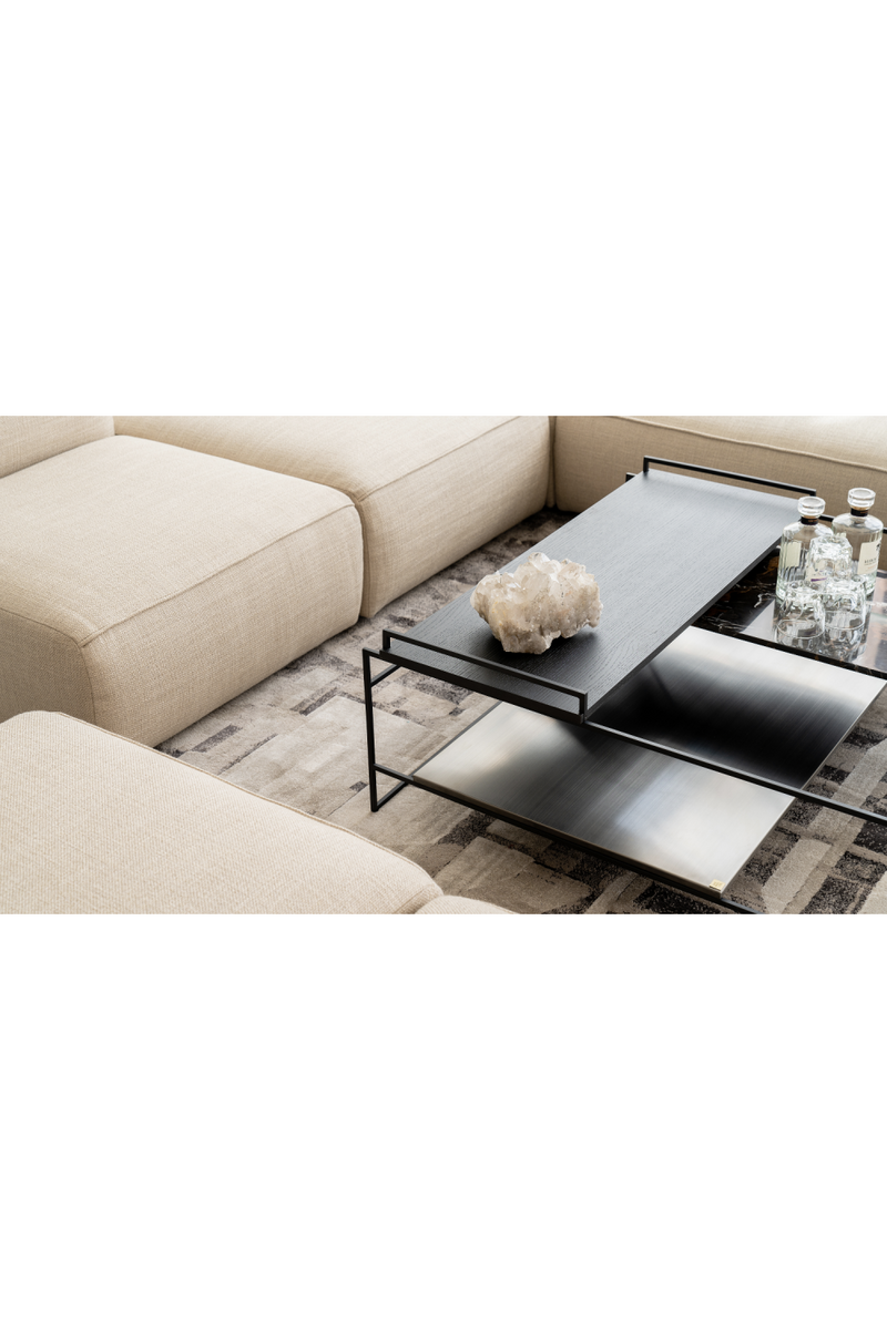 Multi-layered Black Coffee Table | Versmissen Architect | Oroatrade.com