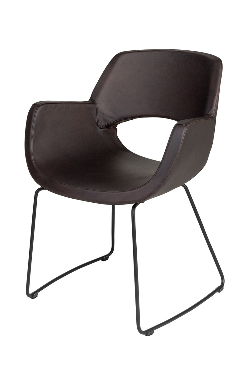 Black Leather Dining Chair | Versmissen Maddox | Oroatrade.com