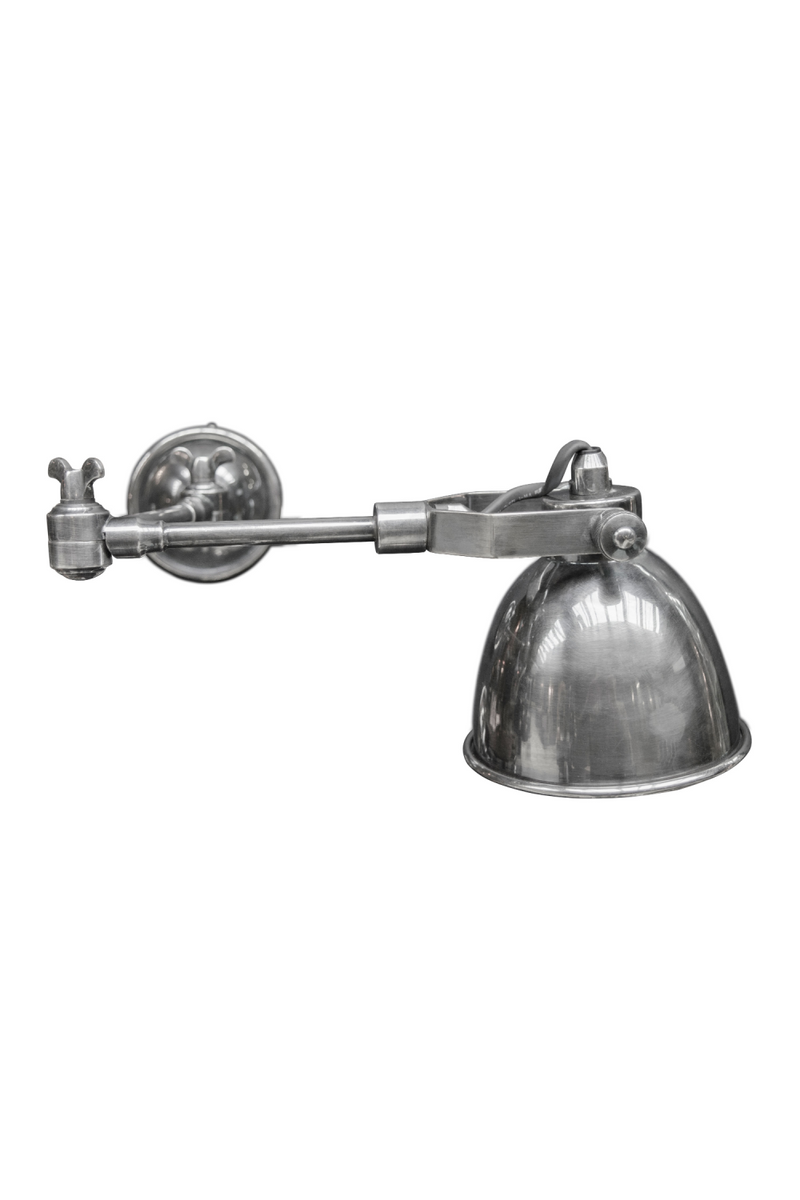 Silver Industrial Wall Lamp | Versmissen Maxim Swing | Oroatrade.com