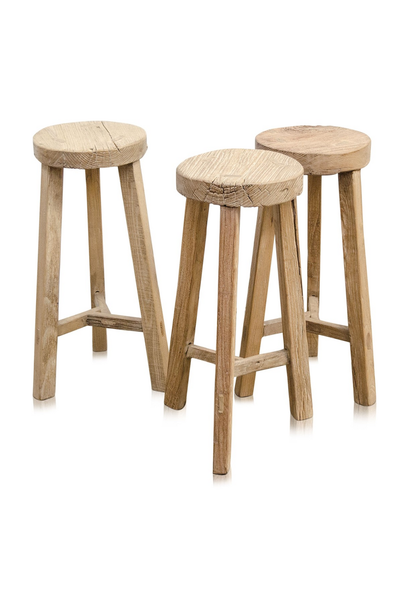 Round Wooden Bar Stool | Versmissen | Oroatrade.com