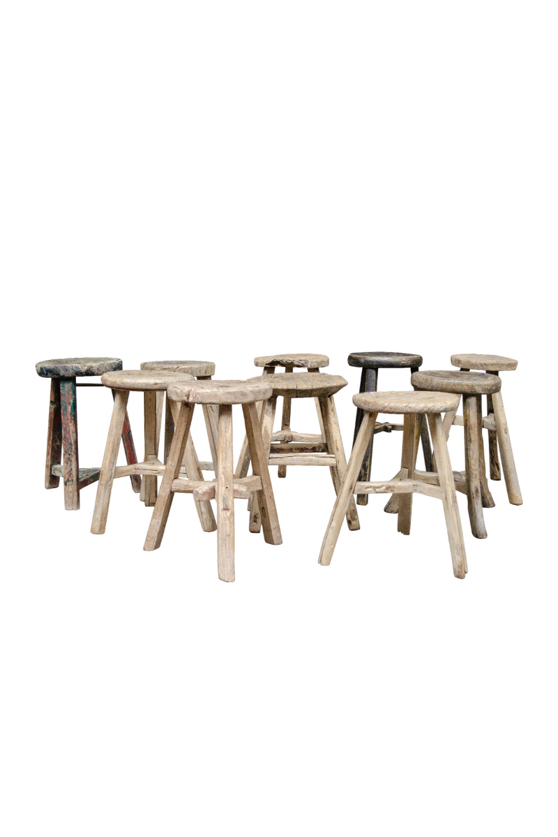 Wooden Round Stool | Versmissen | Oroatrade.com