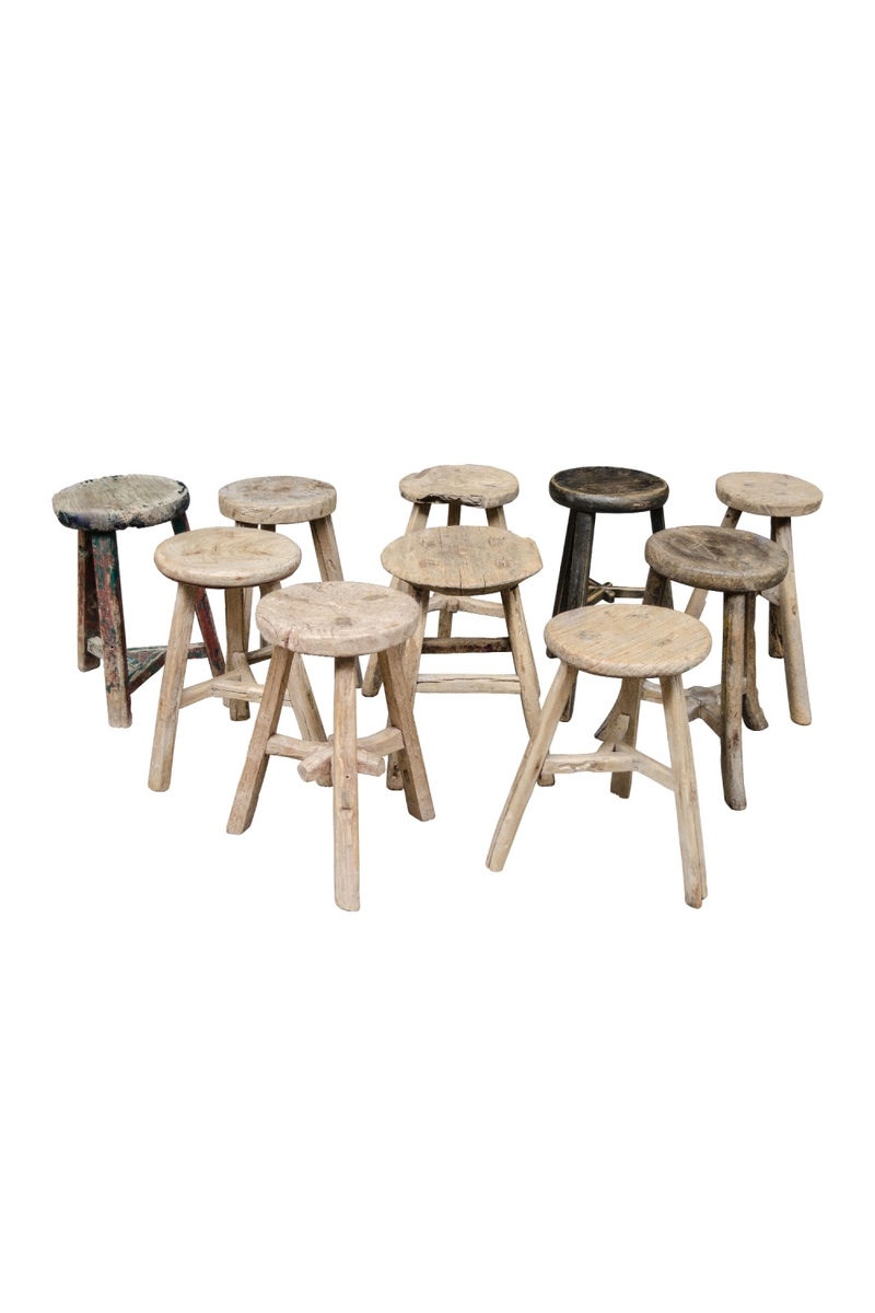 Wooden Round Stool | Versmissen | Oroatrade.com