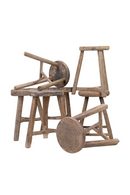 Round Wooden Rustic Stool | Versmissen | Oroatrade.com