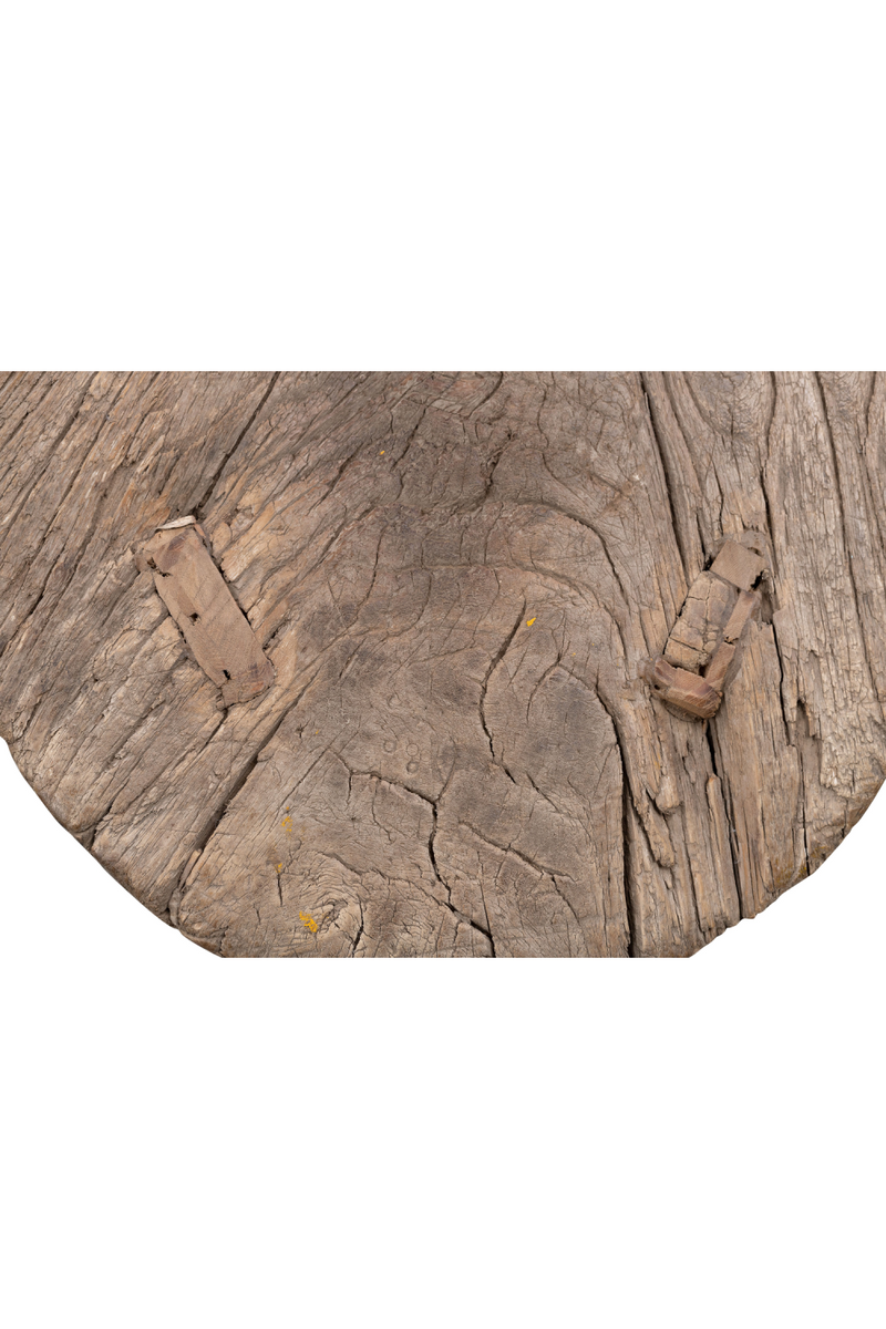 Round Wooden Rustic Stool | Versmissen | Oroatrade.com