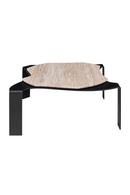 Beige Travertine Coffee Table | Versmissen Moon | Oroatrade.com