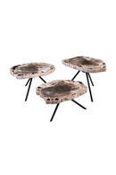 Petrified Wood Coffee Table Set (3) | Versmissen | Oroatrade.com