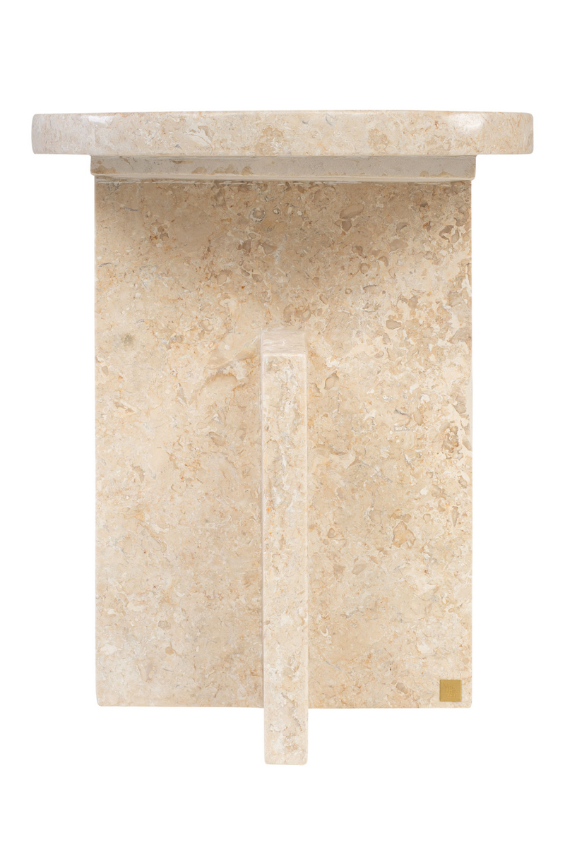 Cream Marble Occasional Table | Versmissen Tommy Plus | Oroatrade.com