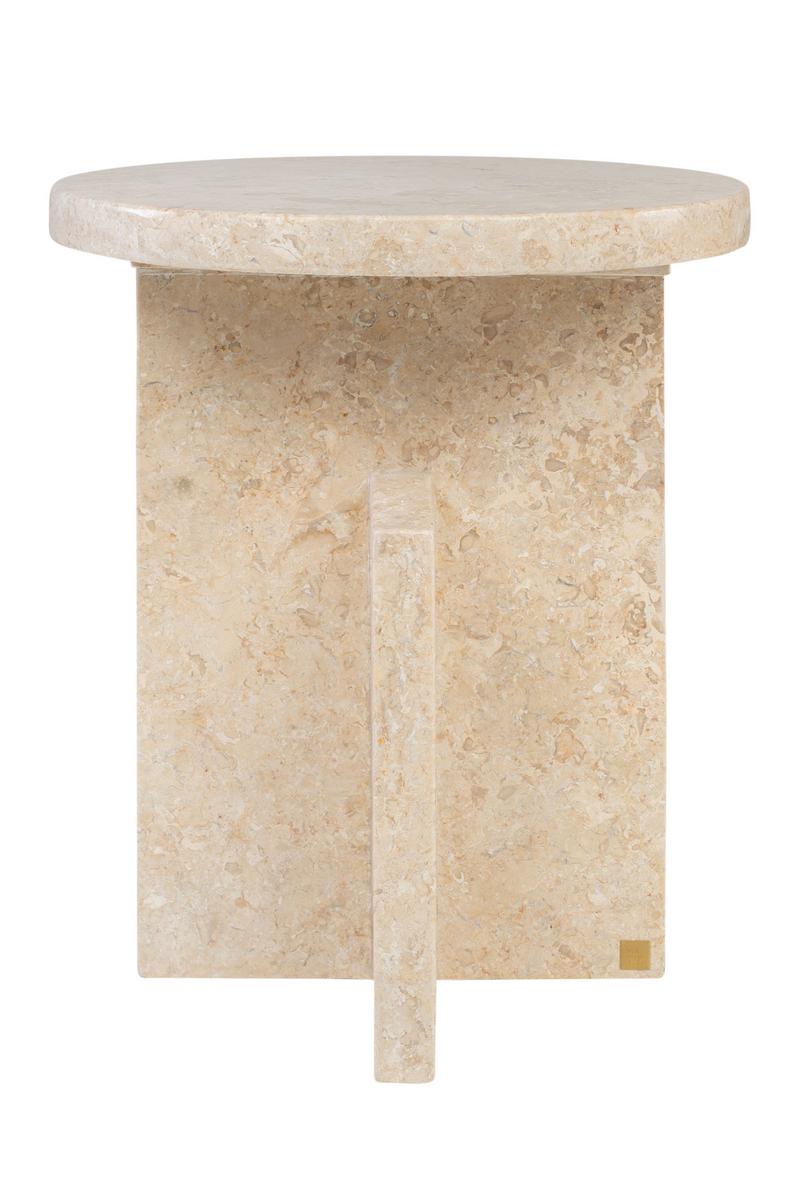 Cream Marble Occasional Table | Versmissen Tommy Plus | Oroatrade.com