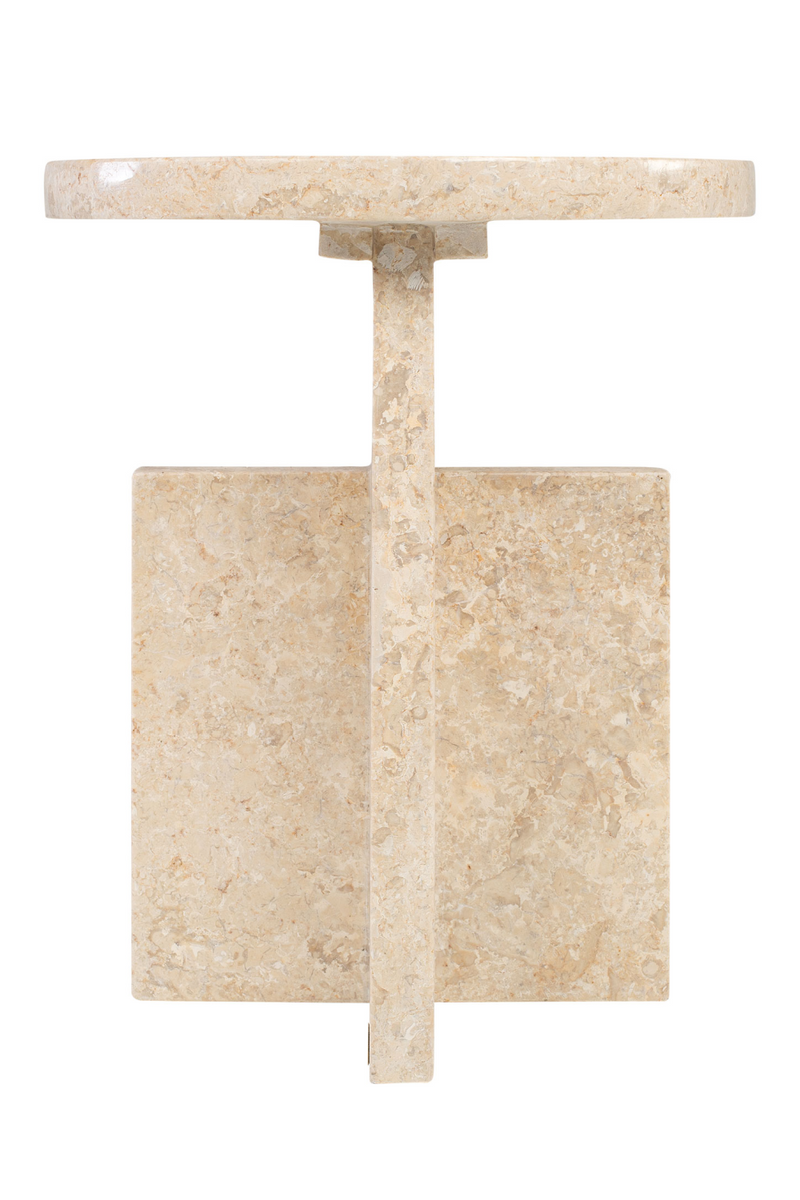 Cream Marble Occasional Table | Versmissen Tommy Plus | Oroatrade.com