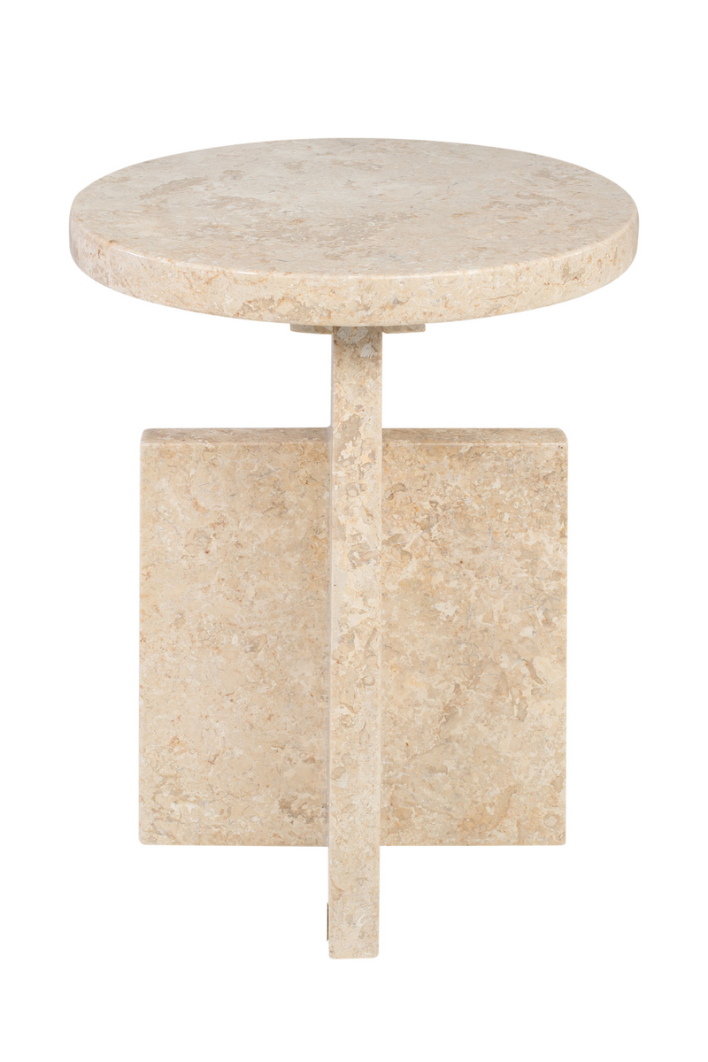 Cream Marble Occasional Table | Versmissen Tommy Plus | Oroatrade.com