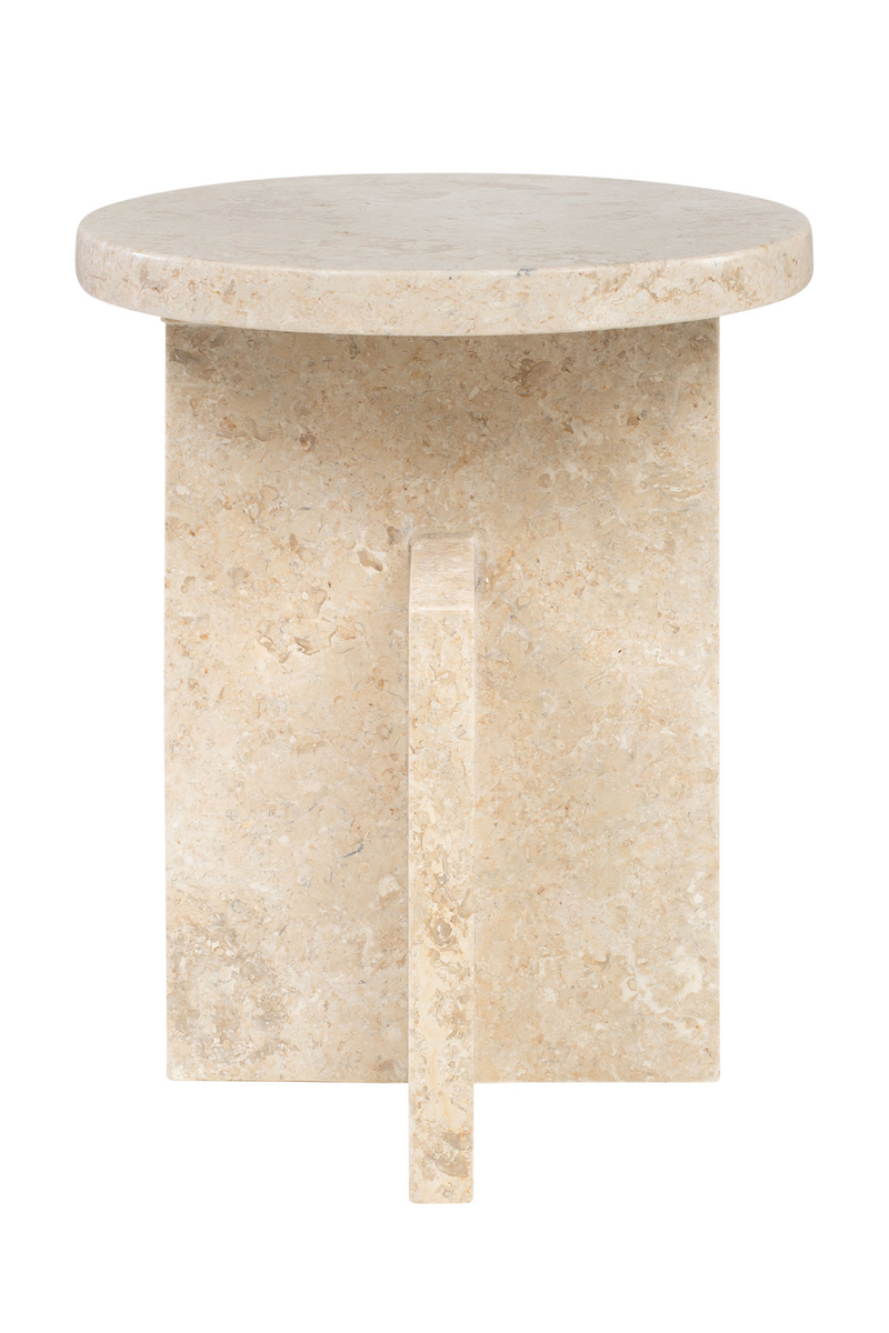 Cream Marble Occasional Table | Versmissen Tommy Plus | Oroatrade.com