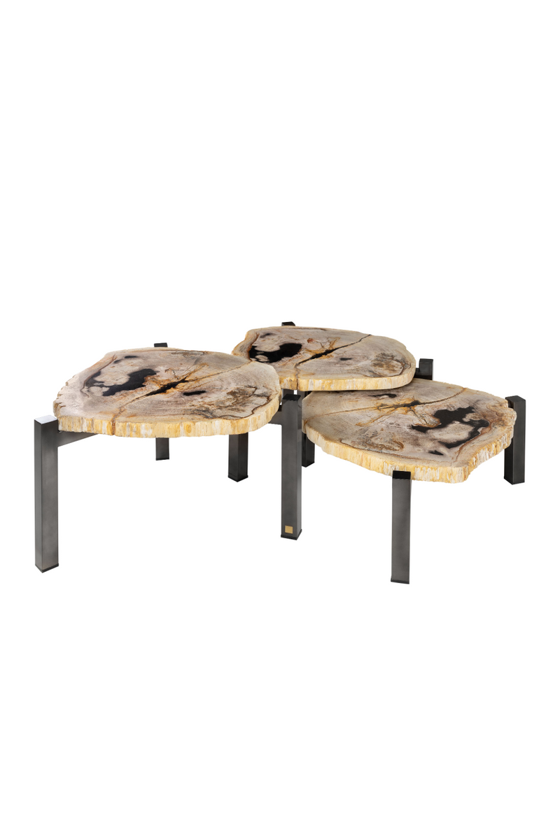 Petrified Wood Nested Coffee Tables (3) | Versmissen | Oroatrade.com