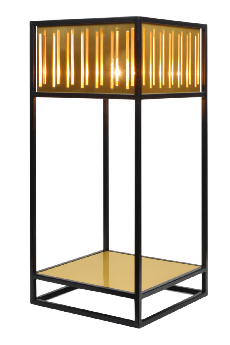Steel Framed Brass Table Lamp | Versmissen Oriente | Oroatrade.com