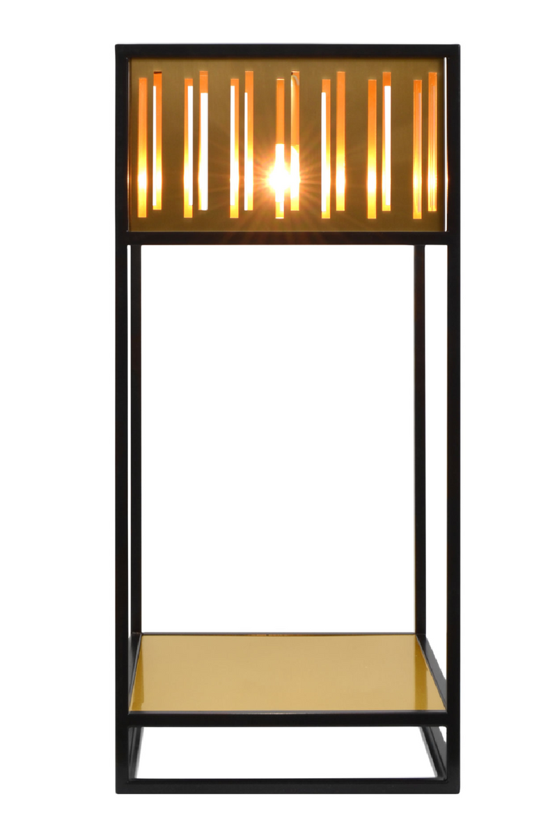Steel Framed Brass Table Lamp | Versmissen Oriente | Oroatrade.com