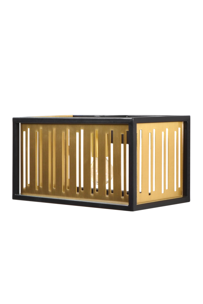 Steel Framed Brass Wall Lamp | Versmissen Oriente | Oroatrade.com