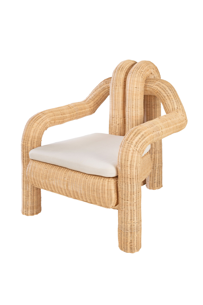 Sculptural Rattan Accent Chair | Versmissen Pompidou | Oroatrade.com