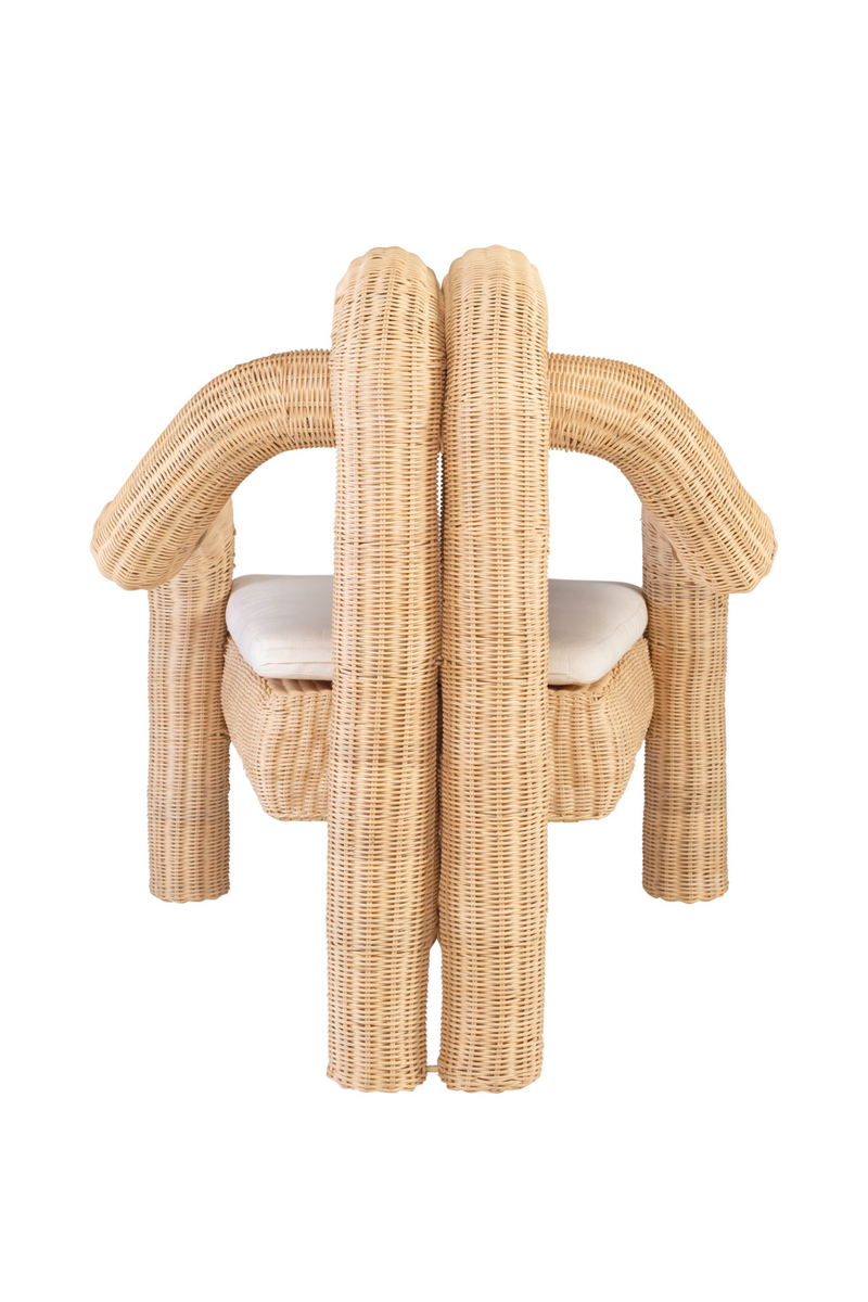 Sculptural Rattan Accent Chair | Versmissen Pompidou | Oroatrade.com