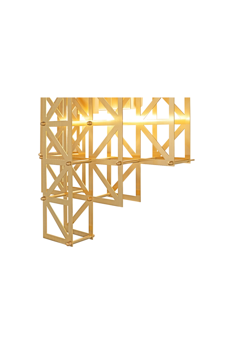 Gold Framework Wall Lamp | Versmissen Pontes | Oroatrade.com