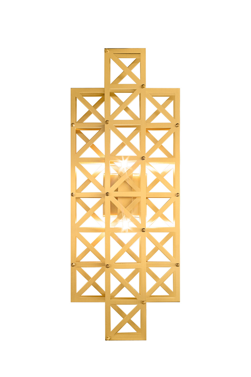 Gold Framework Wall Lamp | Versmissen Pontes | Oroatrade.com