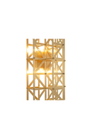 Gold Framework Wall Lamp | Versmissen Pontes | Oroatrade.com
