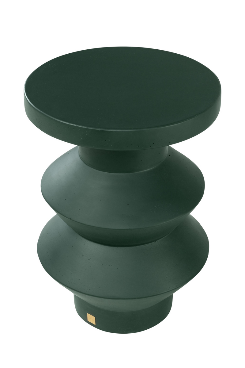 Green Geometrical Table / Stool | Versmissen Rook | Oroatrade.com