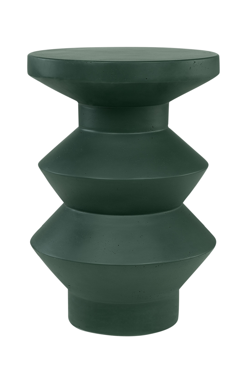 Green Geometrical Table / Stool | Versmissen Rook | Oroatrade.com