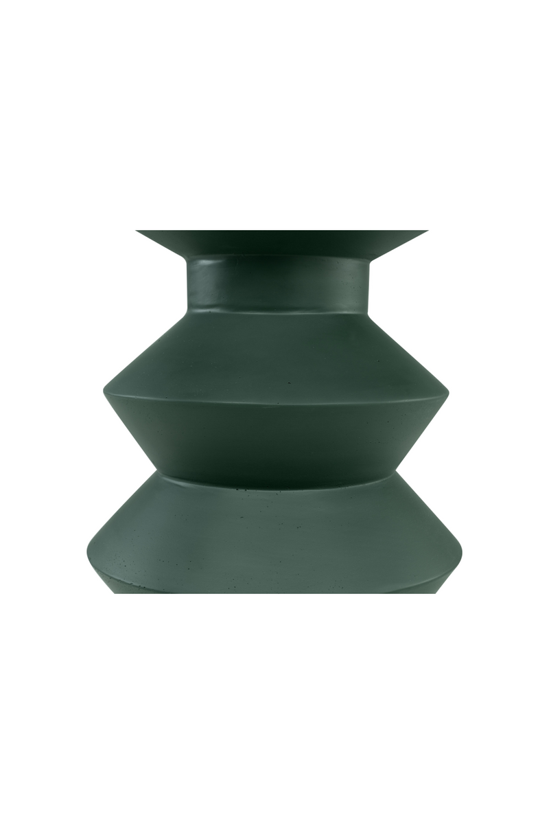 Green Geometrical Table / Stool | Versmissen Rook | Oroatrade.com