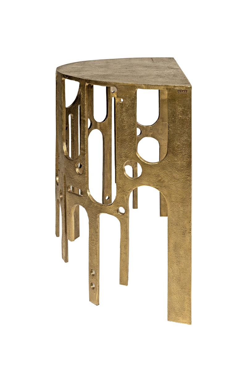 Bronze Carved Console Table | Versmissen Savage | Oroatrade.com