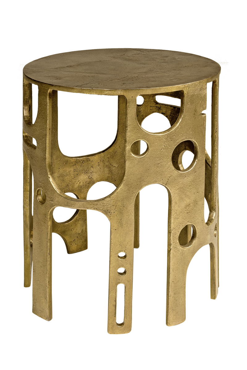 Bronze Carved Occasional Table | Versmissen Savage | Oroatrade.com