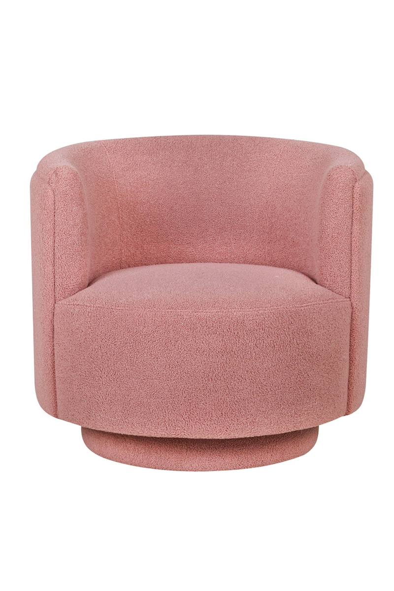 Pink Curved Swivel Chair | Versmissen Savoy | Oroatrade.com