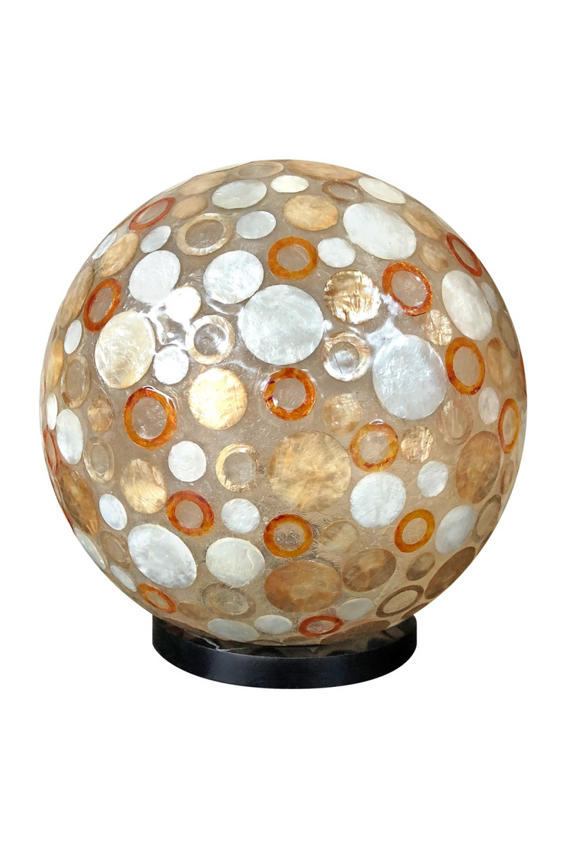 Globe Resin Table Lamp | Versmissen Star and Ring | Oroatrade.com