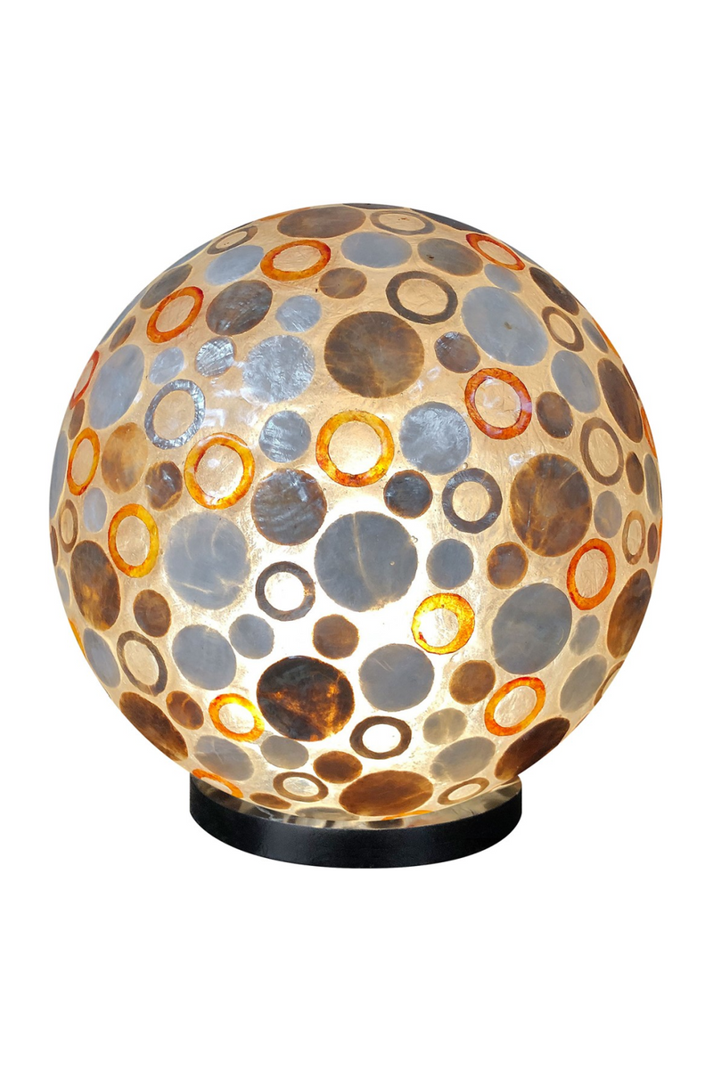 Globe Resin Table Lamp | Versmissen Star and Ring | Oroatrade.com