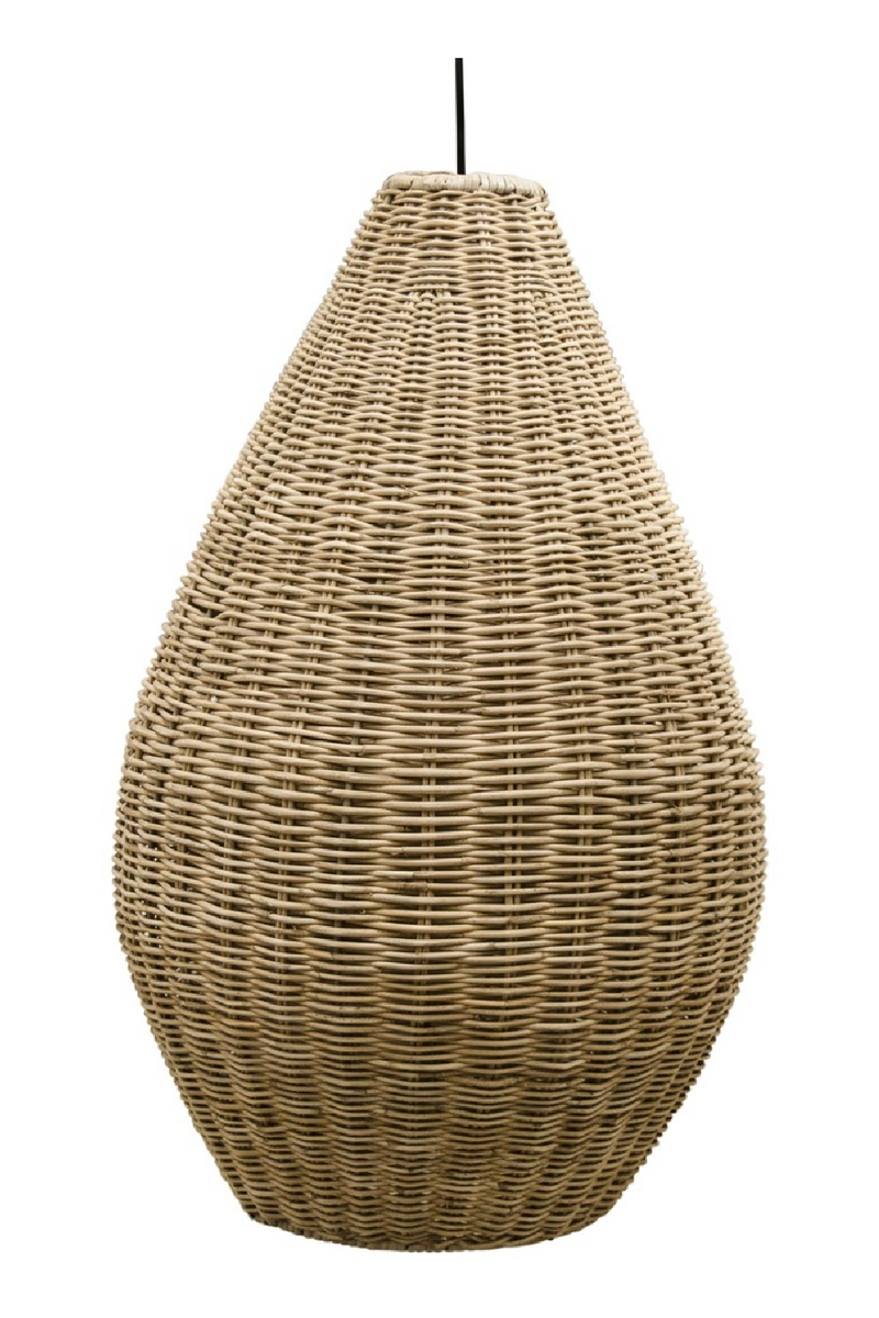 Rattan Teardrop Hanging Lamp M | Versmissen San Agnes | Oroatrade.com