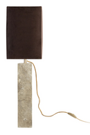 Gray Travertine Table Lamp | Versmissen Reso | Oroatrade.com