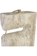 Gray Travertine Table Lamp | Versmissen Reso | Oroatrade.com