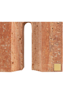 Red Travertine Table Lamp | Versmissen Reso | Oroatrade.com