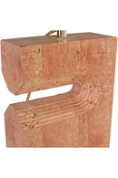 Red Travertine Table Lamp | Versmissen Reso | Oroatrade.com