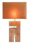 Red Travertine Table Lamp | Versmissen Reso | Oroatrade.com