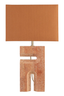 Red Travertine Table Lamp | Versmissen Reso | Oroatrade.com