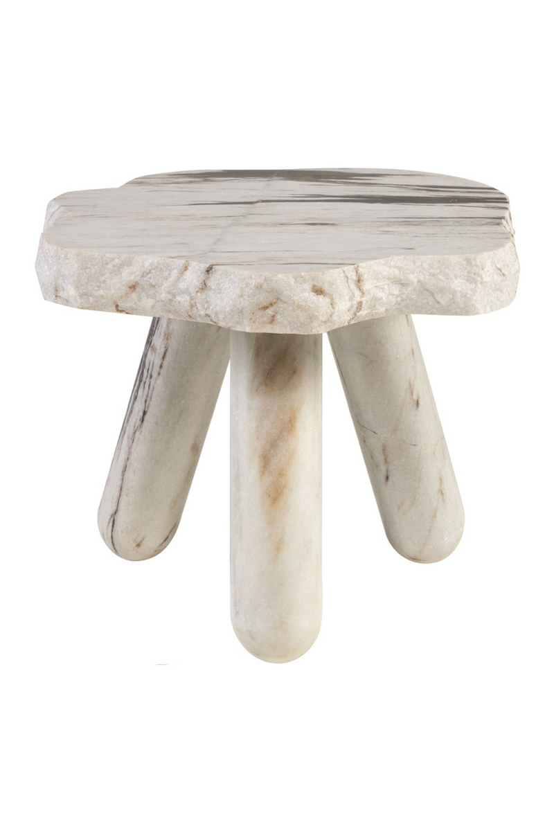 White Organic Accent Table | Versmissen Rocky | Oroatrade.com