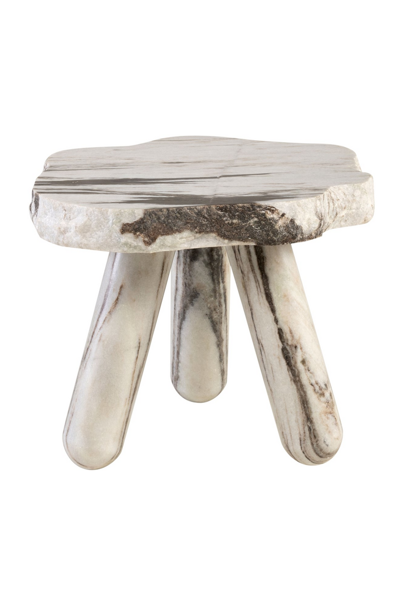 White Organic Accent Table | Versmissen Rocky | Oroatrade.com