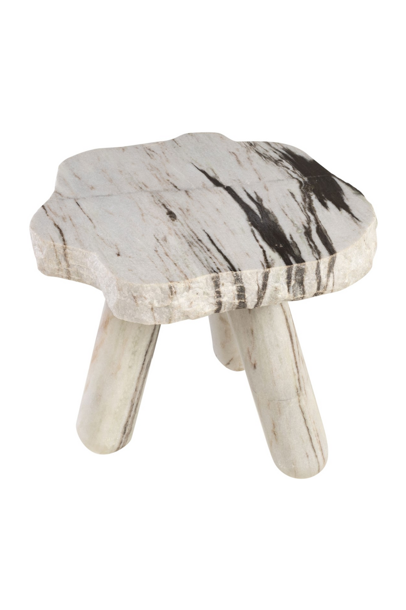 White Organic Accent Table | Versmissen Rocky | Oroatrade.com